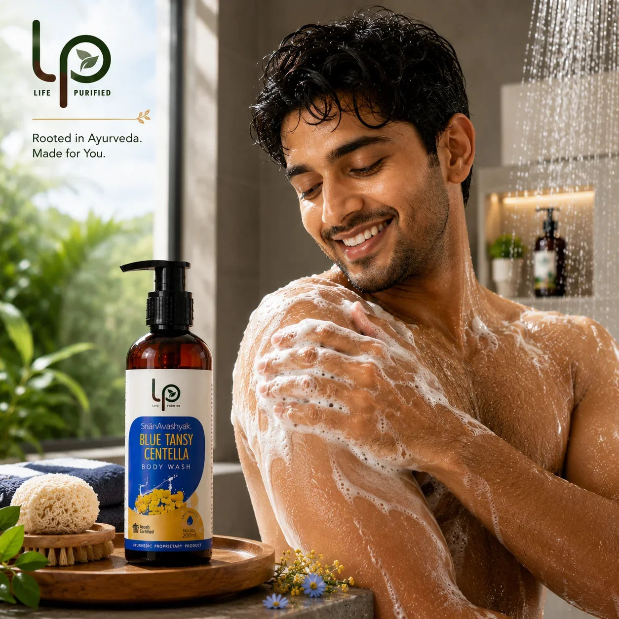 SnanAvashyak Blue Tansy Centella Deo Body Wash 50 ml
