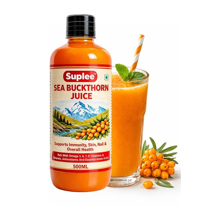 Suplee Sea Buckthorn Juice 500ml | Original & Authentic from Himalayan Valleys