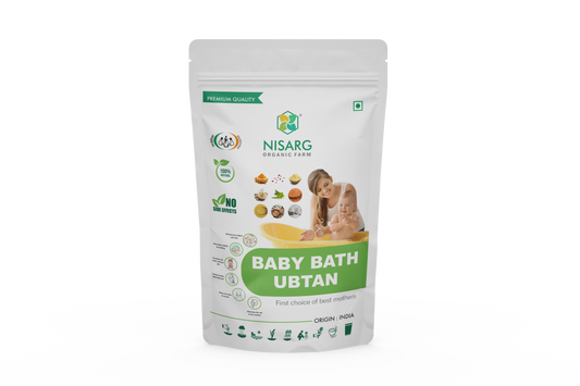 Nisarg Organic Farm Baby Bath Ubtan Powder