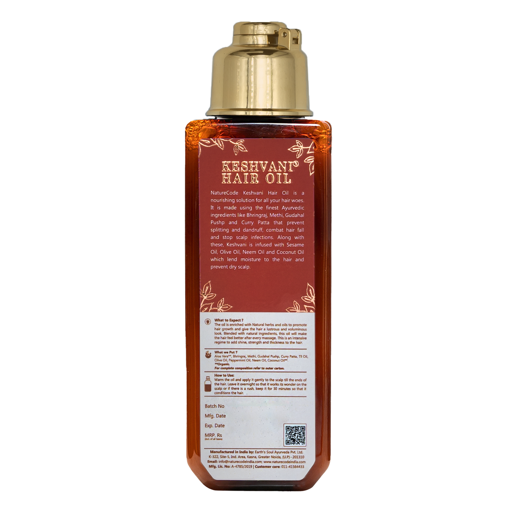 Nature Code Keshvani Hair Oil - 100ml Oil