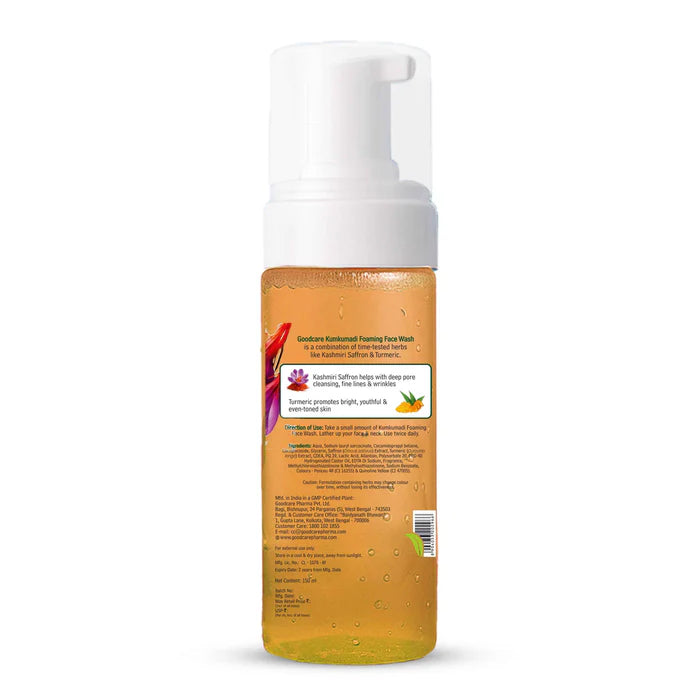Goodcare Kumkumadi Foaming Face Wash - 150 ml