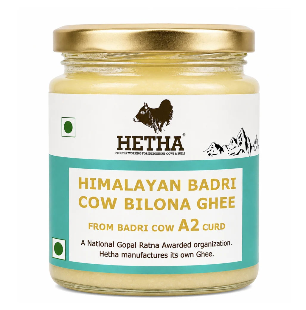 Hetha Himalayan Badri Cow A2 cultured Bilona Ghee / A2 Ghee - 1000ml