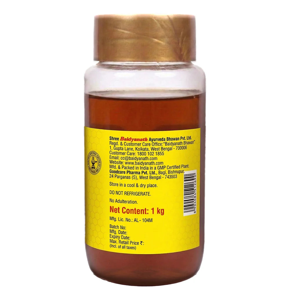 Baidyanath Madhu Natural Honey - 1kg – Raw, Natural Honey with No Added Sugar