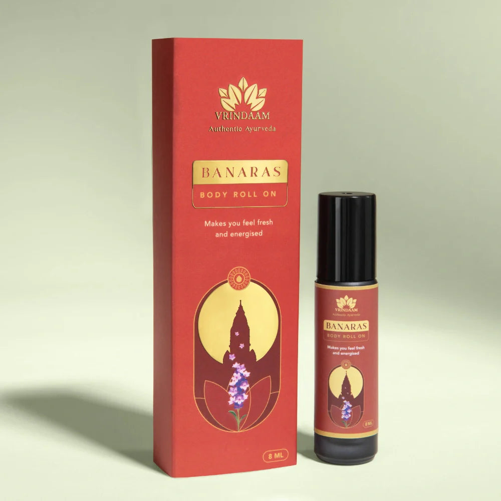 Vrindaam Banaras Body Roll On - 8ml