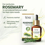 Bixa Botanical Rosemary Essential Oil | 100% Pure & Natural Top-Grade Essential Oil for Hair Growth & Scalp Health
