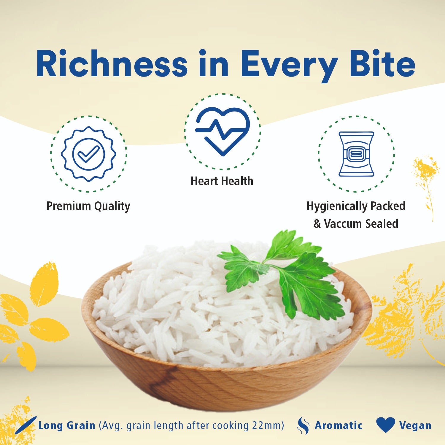 Organic Wellness Basmati Rice II Long Grain Rice - 5kg