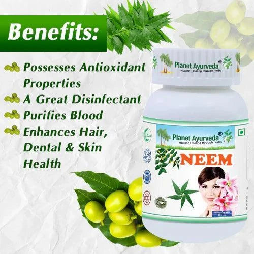 Planet Ayurveda Neem Capsule - 60 capsules