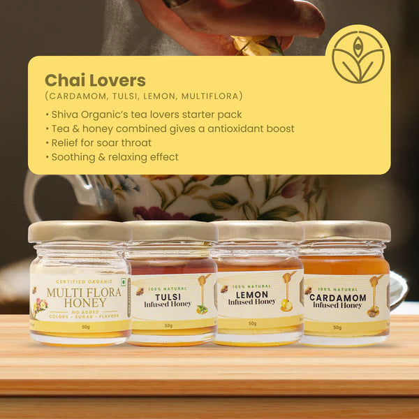 Shiva Organic’s Chai Lovers Honey Taster