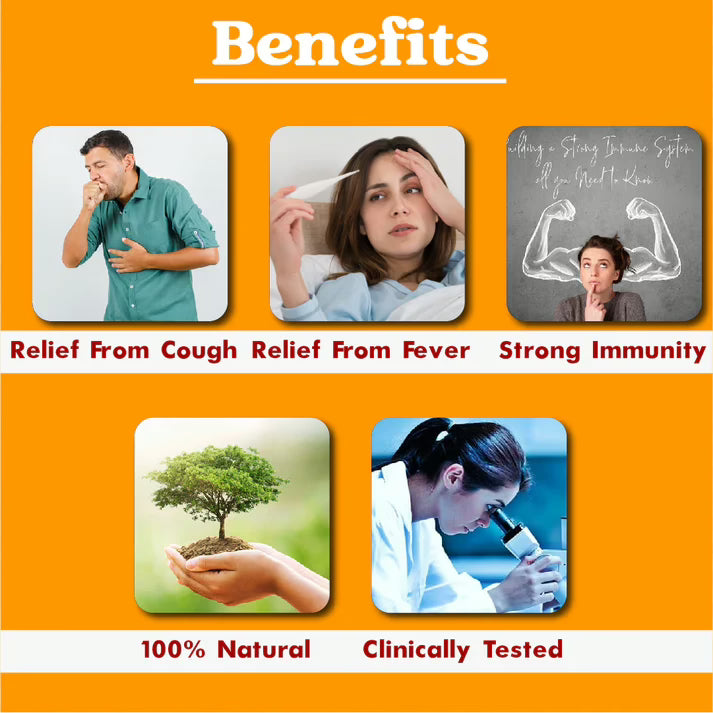 Cipzer Cold Free Cough Syrup - 100ml | Relief from Cold, Cough, Sore Throat & Respiratory Discomfort