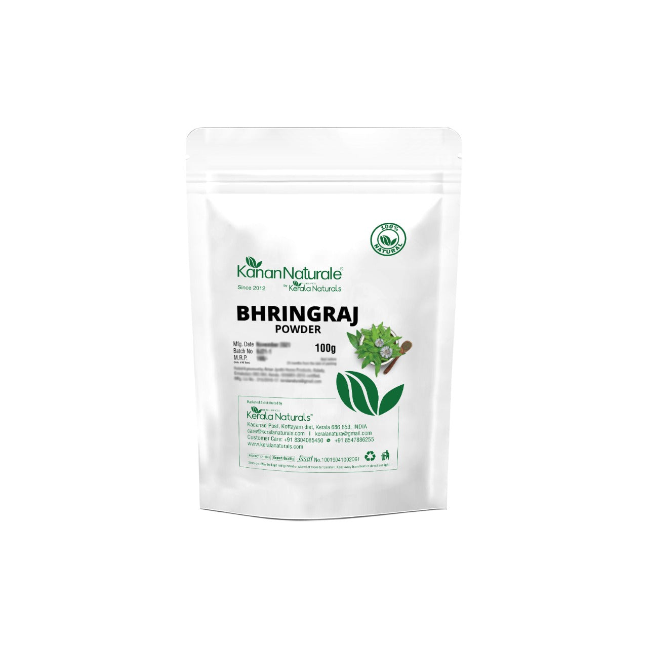 Kerala Naturals Bhringraj Powder 100 gm
