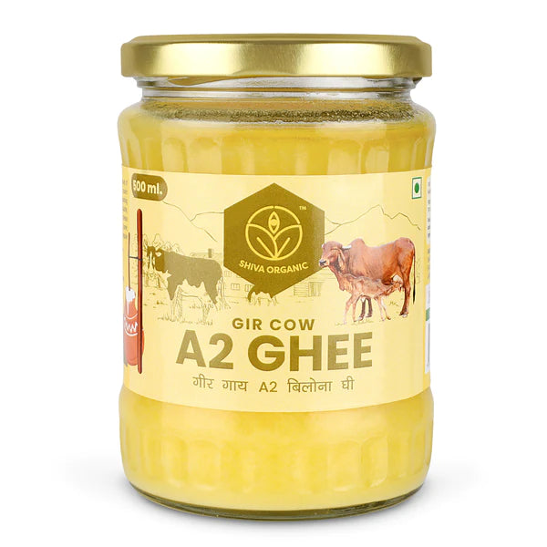 Shiva Organic’s A2 Gir Cow Desi Ghee | Bilona Ghee