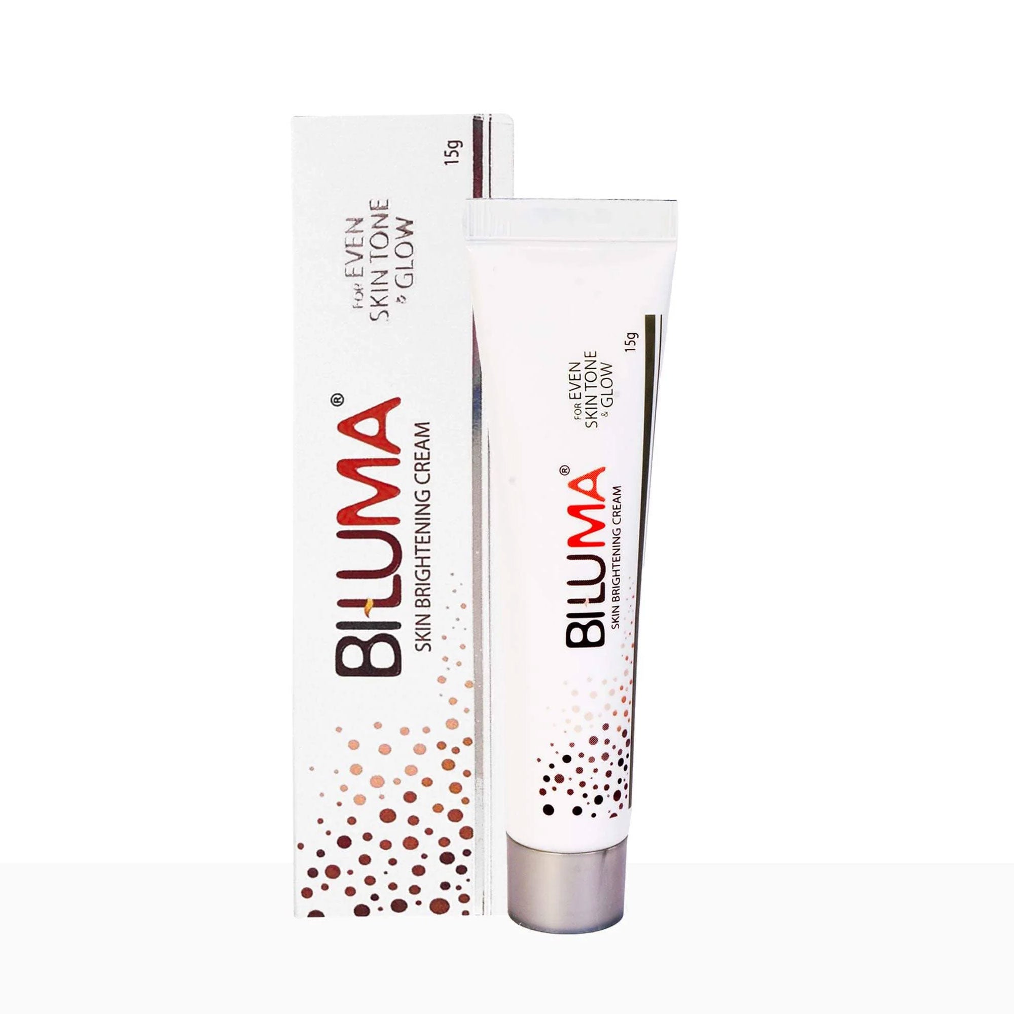 Biluma Skin Brightening Cream | For Even Skin Tone & Glow | Derma Care | Depigmenting & Skin Lightening Face Care Product - 15gm