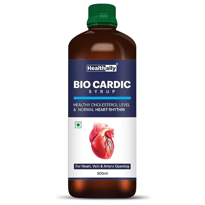 Healthally Bio Cardic Heart Tonic Syrup – Support Healthy Heart, Improve Blood Circulation Naturally