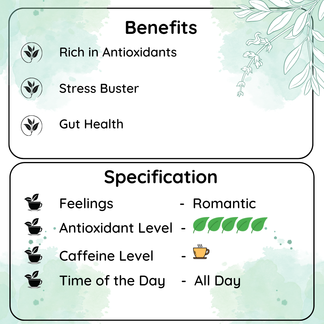 Radhikas Fine Teas Hormonal Balance Blooming Big Bud Tisane (50g)