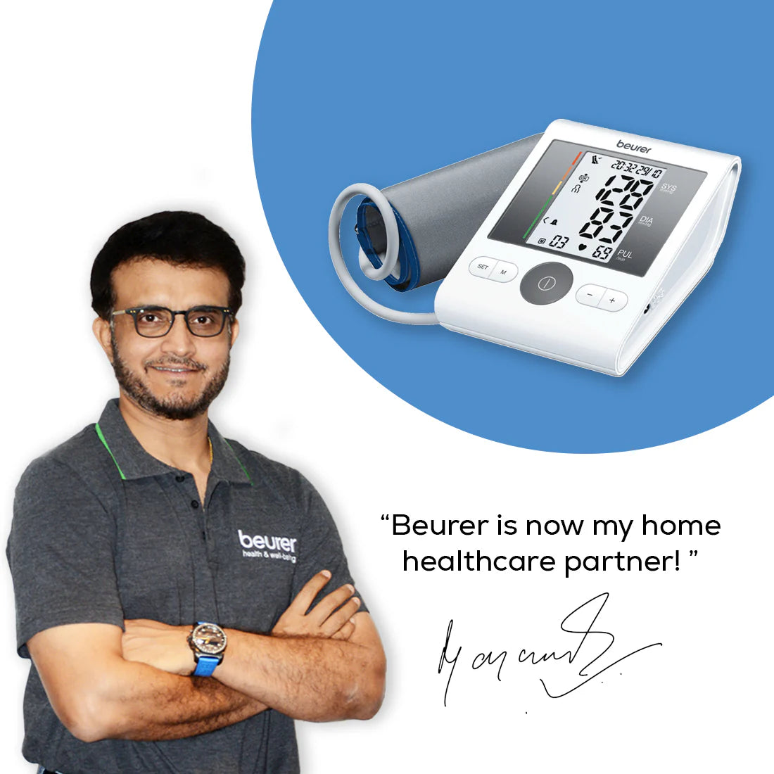Beurer BM 28 Blood Pressure Monitor With Adaptor