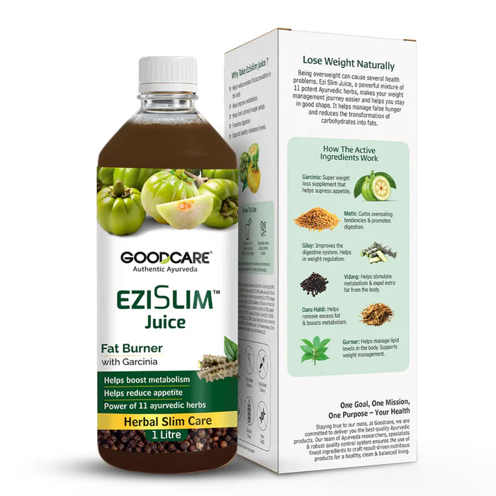 Goodcare Ezi Slim Juice | Ayurvedic Fat Burner for Metabolism & Digestion
