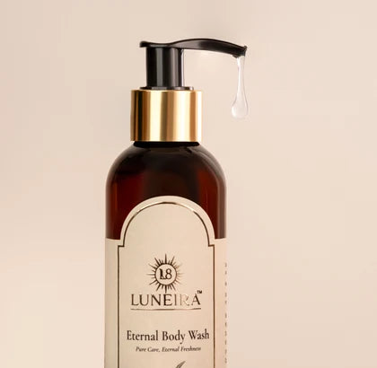 Luneira Eternal Body Wash | A Ritual of Pure, Unscented Luxury (Non-Foaming)