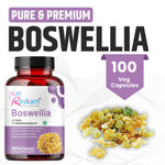Raskam Boswellia Serrata Extract 100 Veg Capsules – High Potency Joint Support Supplement for Mobility, Flexibility & Bone Wellness | Herbal Formula for Active Lifestyle, Cartilage Care & Daily Comfort Support