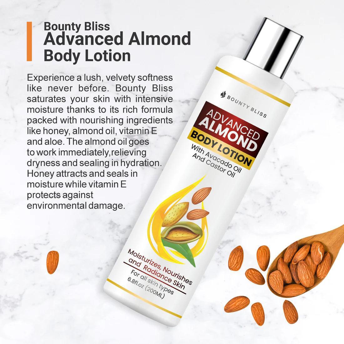 Bounty Bliss Almond Body Lotion - Moisturizing Care for Silky Smooth Skin - 200ml