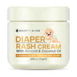 Bounty Bliss Baby Diaper Rash Cream with Almond & Coconut Oil - Soothing Relief, Natural Ingredients, Hypoallergenic, Moisturizing - 60gm