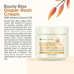 Bounty Bliss Baby Diaper Rash Cream with Almond & Coconut Oil - Soothing Relief, Natural Ingredients, Hypoallergenic, Moisturizing - 60gm
