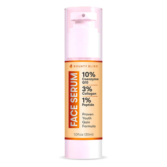Bounty Bliss Coenzyme Collagen Peotide Face Serum for Hydrates, Brightens & Evens tone Skin, Boosts Collagen & Corrects Hyperpigmentation Oily, Dry, Sensitive & Combination Skin - 30ml