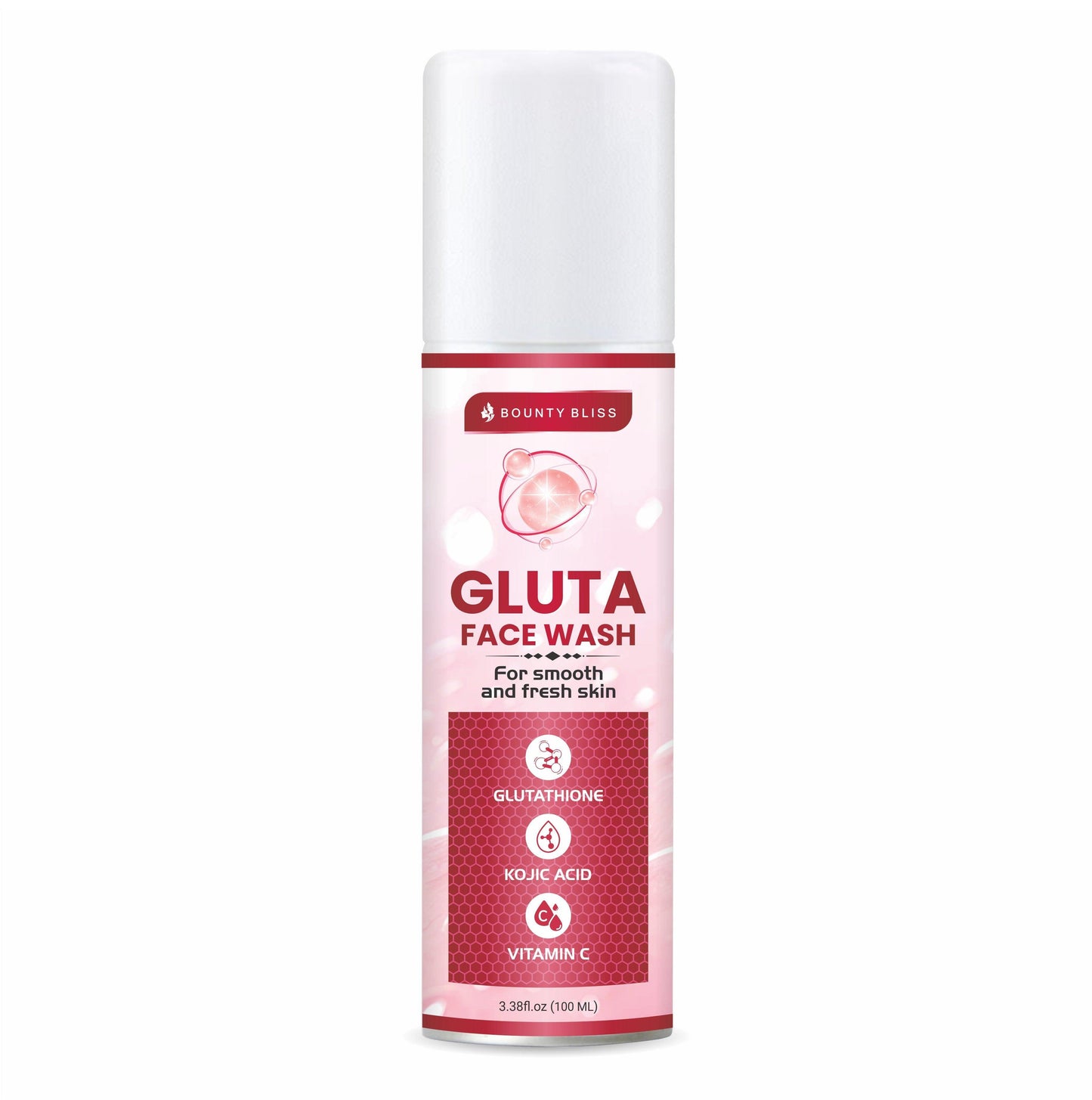 Bounty Bliss Gluta Face Wash Barrier Repair + Hydrating Gentle Face Wash Face Wash For Dry Skin, Normal Skin & Sensitive Skin Gently Cleanses Skin From Dirt & Oil For Unisex - 100ml