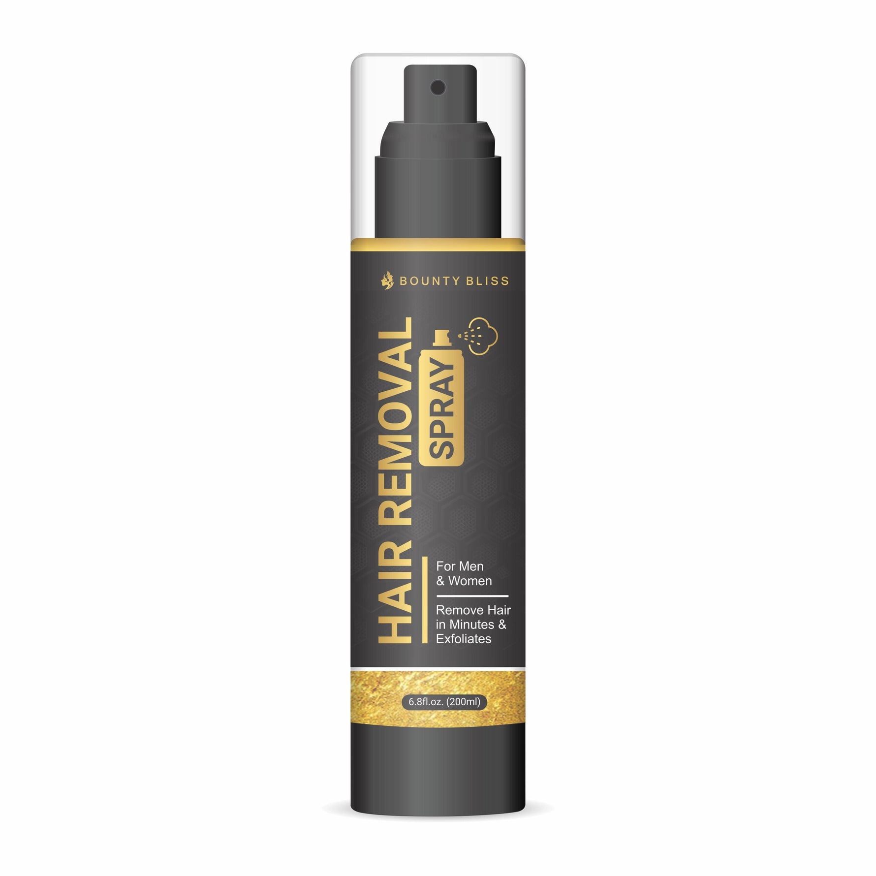 Bounty Bliss Hair Removal Spray for Men & Women | Quick & Gentle Depilatory | 200 ml