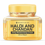Bounty Bliss Haldi and Chandan Cream Infused with Haldi, Chandan For Radiant Skin, Natural Glowing Fairness & Tan Removal, Skin Brightening, Suitable For All Skin Types - 30gm