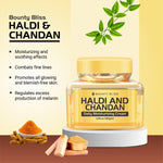Bounty Bliss Haldi and Chandan Cream Infused with Haldi, Chandan For Radiant Skin, Natural Glowing Fairness & Tan Removal, Skin Brightening, Suitable For All Skin Types - 30gm