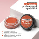 Bounty Bliss Lip, Cheek and Eyelid Tint ( Deep Peach Pink) For Lips & Cheeks Enriched with Natural Fruit Extracts