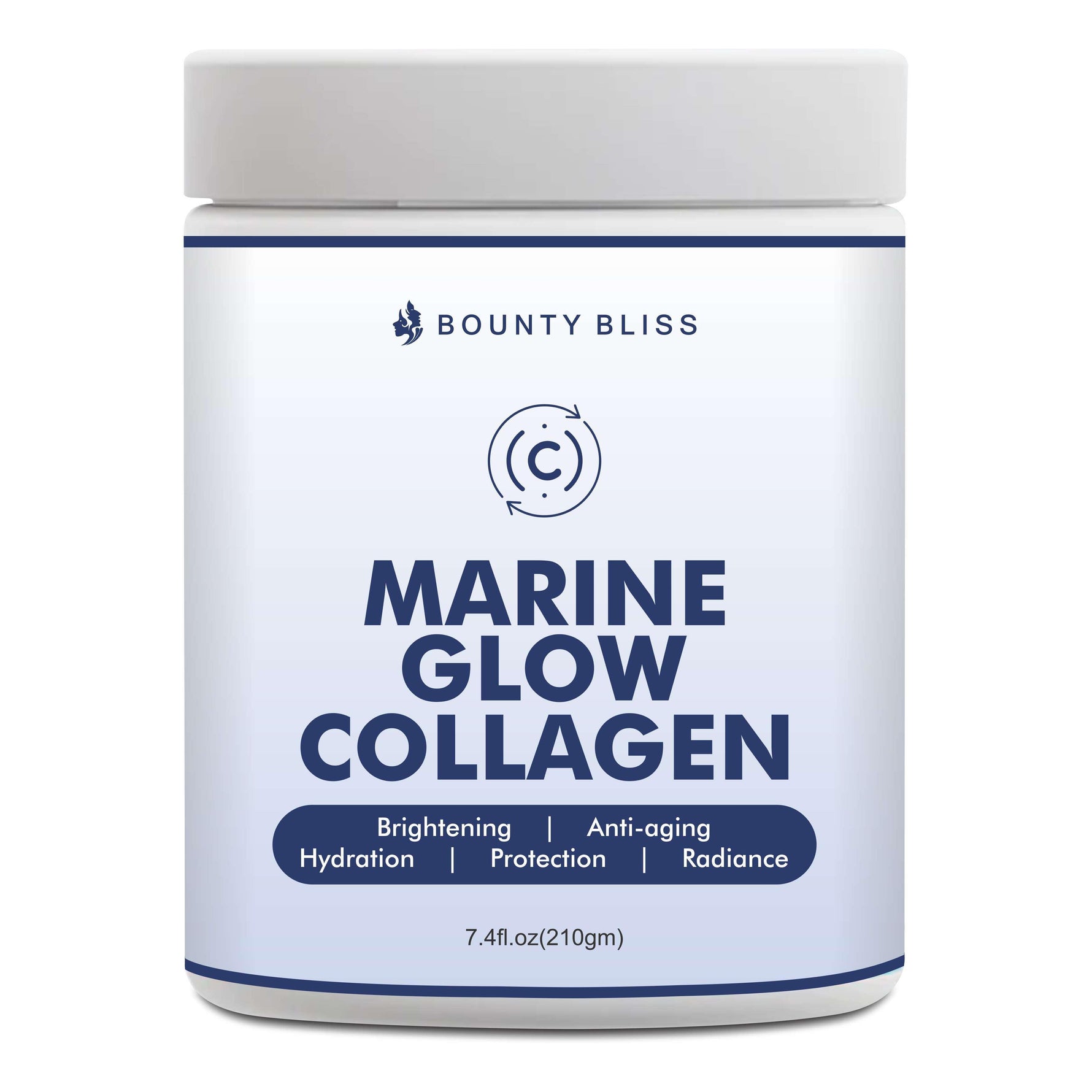 Bounty Bliss Marine Collagen Peptide Glow Pure Korean Powder - 210gm