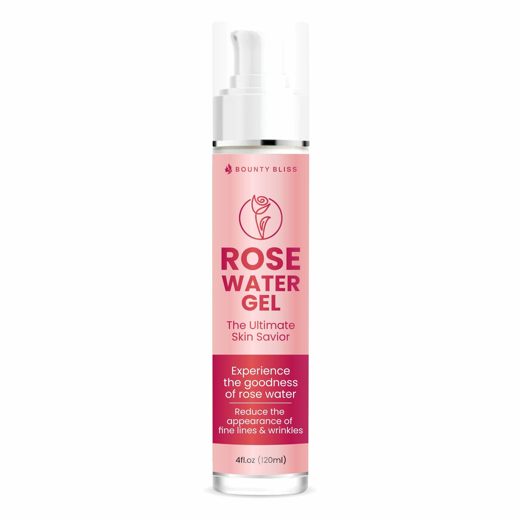 Bounty Bliss Rose Water Gel For Face, Deep Hydration with Deshi Gulaab, Alcohol Free, for Women & Men - 120ml