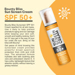 Bounty Bliss Sunscreen SPF 50+ Cream Clinically Proven Matte Finish and Oil Free Formula Water Resistant, Non Comedogenic Protection against UVA/UVB Rays - 60gm