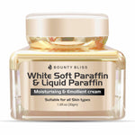 Bounty Bliss White Soft Paraffin & Liquid Paraffin Cream for Dry & Dehydrated Skin Intense Nourishing Moisturizing Cream Men & Women Quick Absorbing & Paraben Free - 30gm