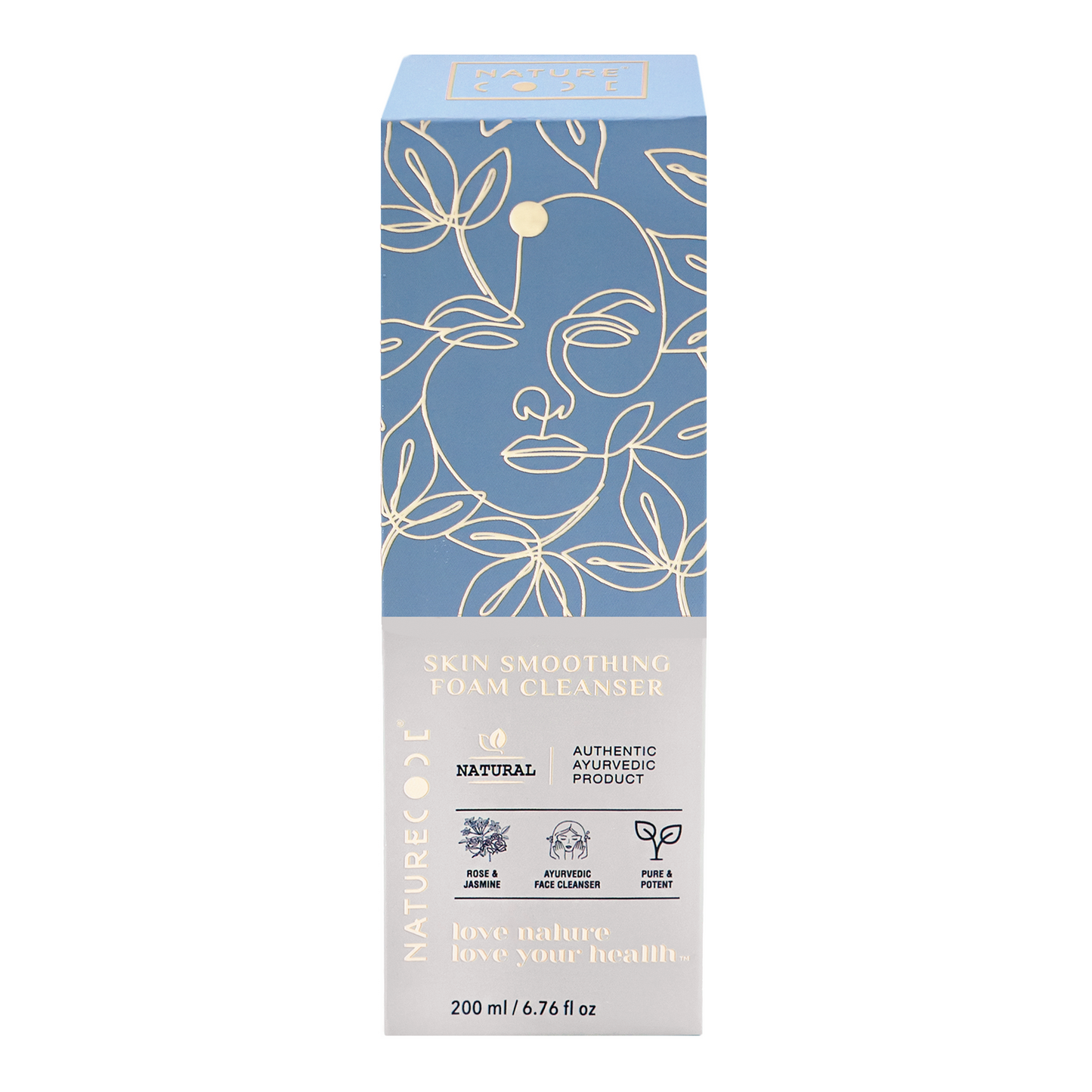Nature Code Skin Smoothing Foam Cleanser - 200ml