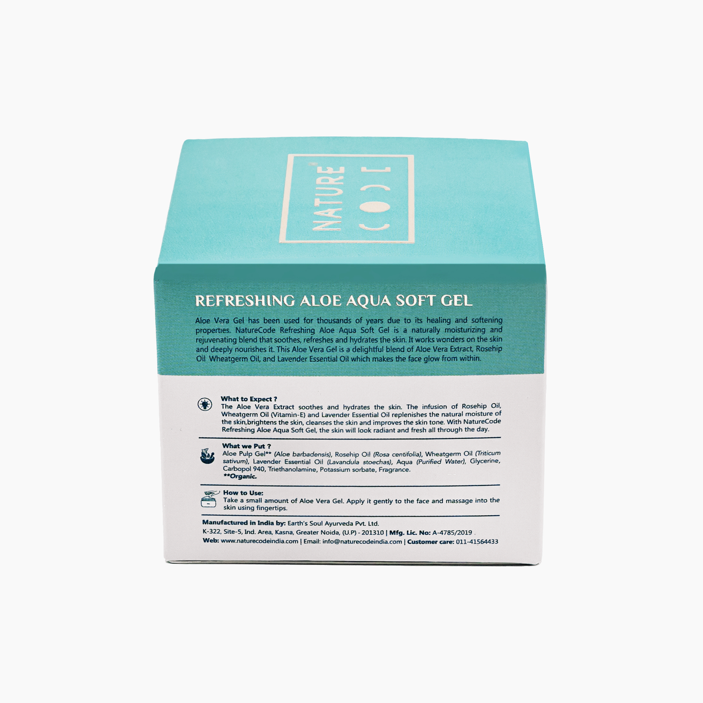 Nature Code Refreshing Aloe Aqua Soft Gel - 100gm