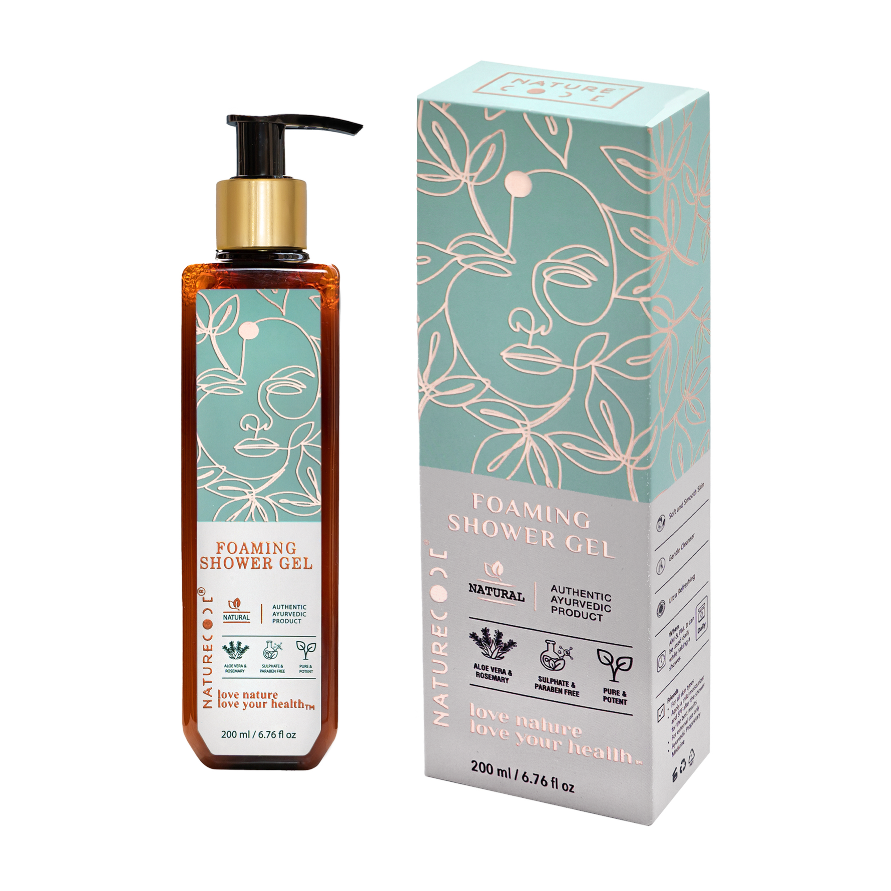 Nature Code Foaming Shower Gel - 200ml