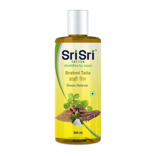Sri Sri Tattva Brahmi Taila | Stress Reliever | 200ml