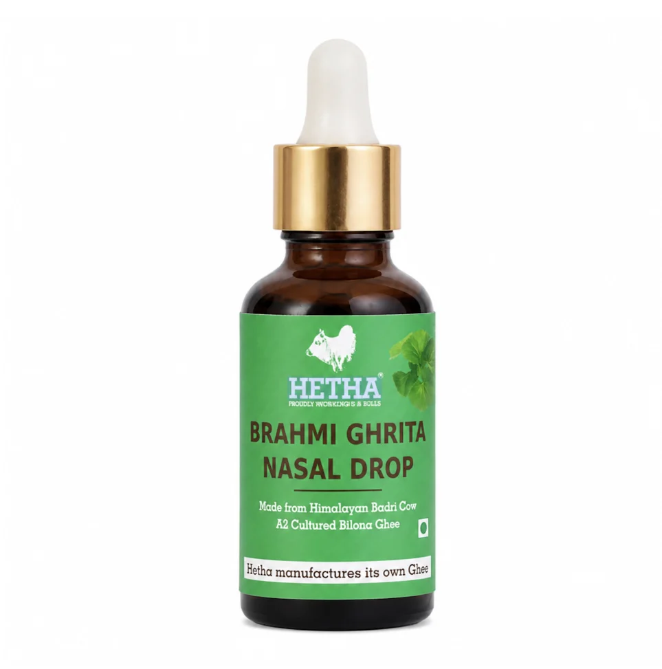 Hetha Brahmi Ghrita Nasal Drop - 30ml