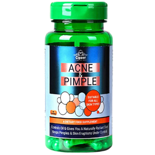 Cipzer Acne & Pimples Capsule - 60 Capsules | Natural Blood Purifier, Skin Wellness