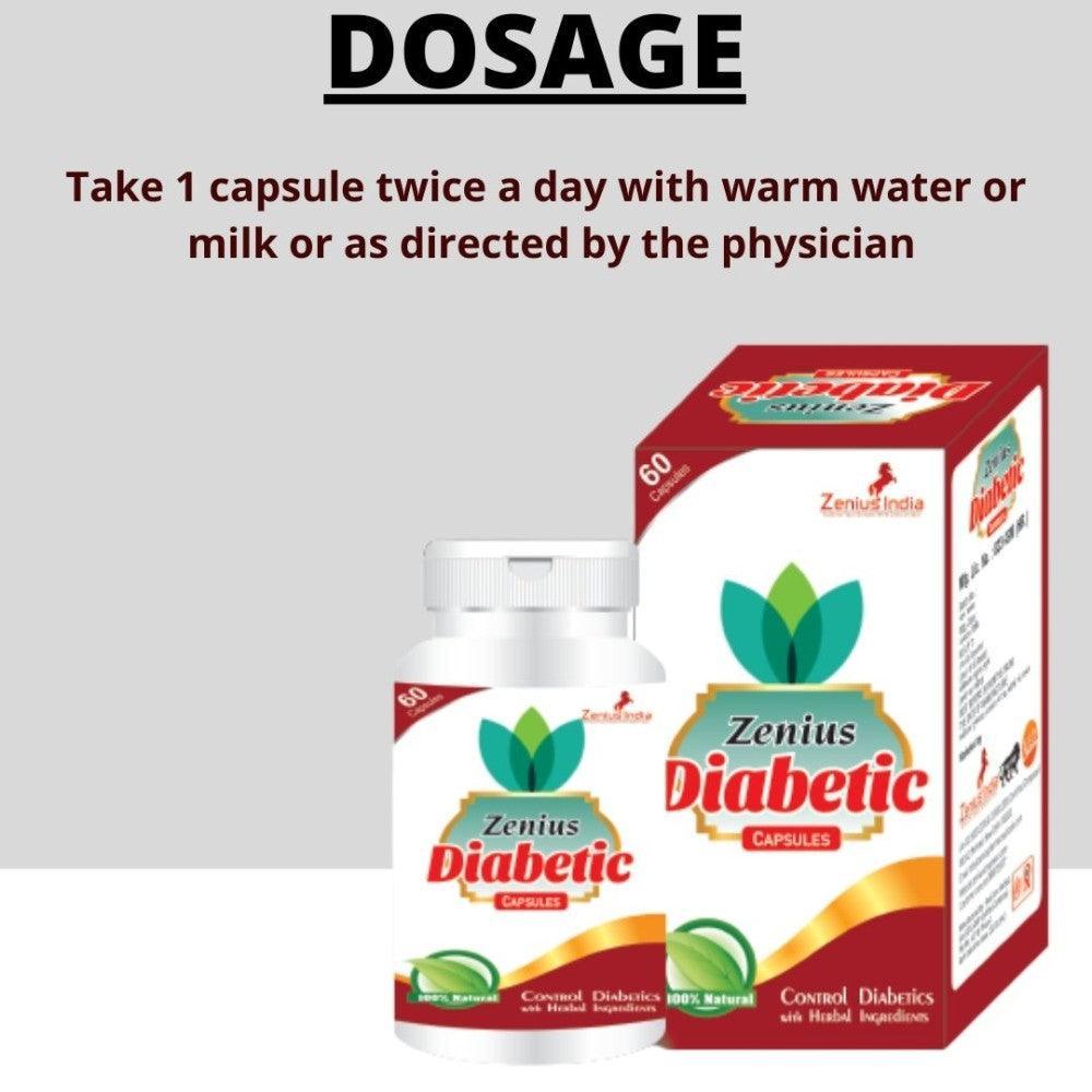 Zenius Diabetic Capsule (60 Capsules)