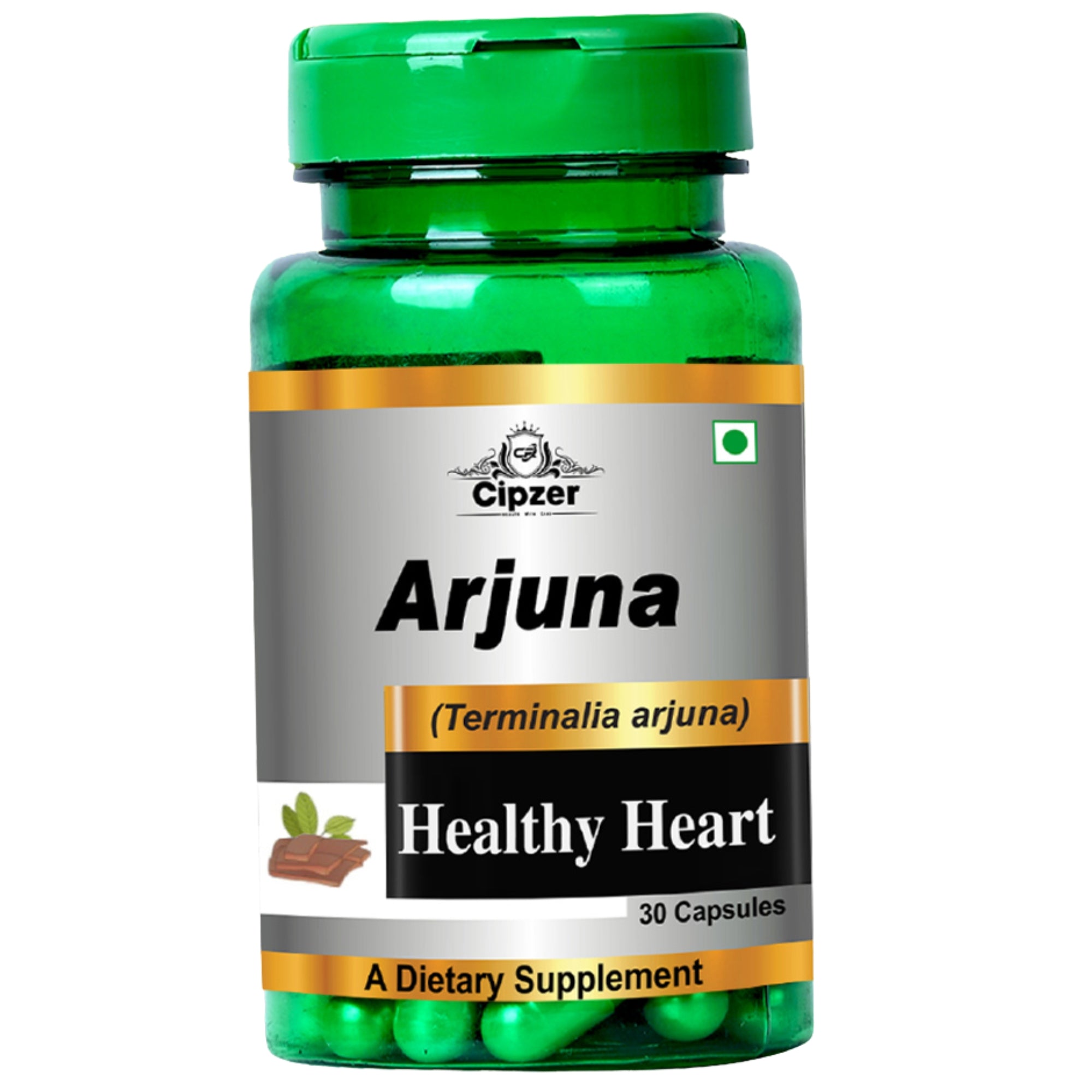 Cipzer Arjuna Capsules - Natural Cardiovascular Vitality & Circulation (30 Capsules)