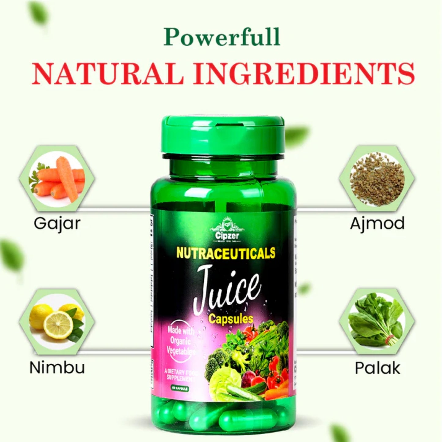 Cipzer Neutraceuticals Juice Capsule - 60 Capsules