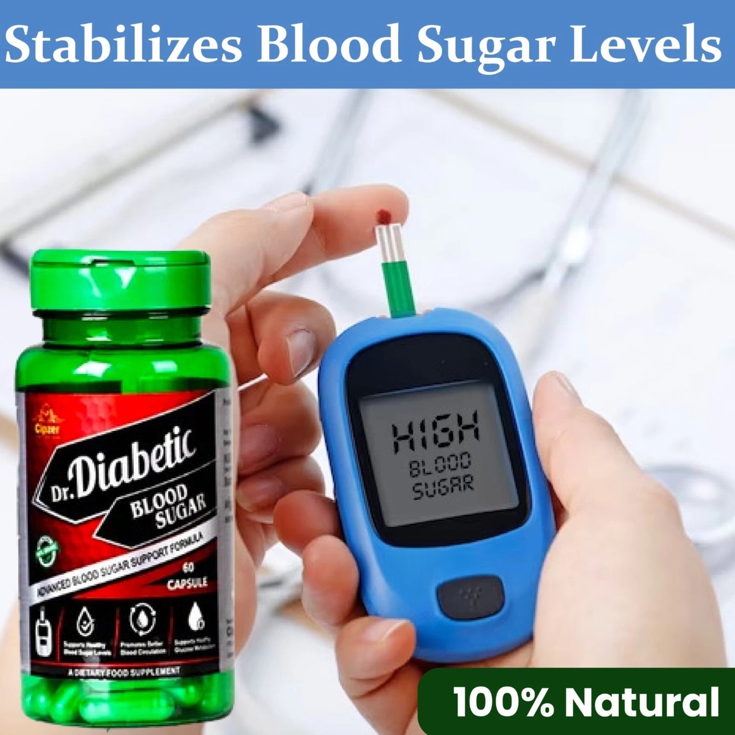 Cipzer Dr. Diabetic Blood Sugar Capsule - 60 Capsules