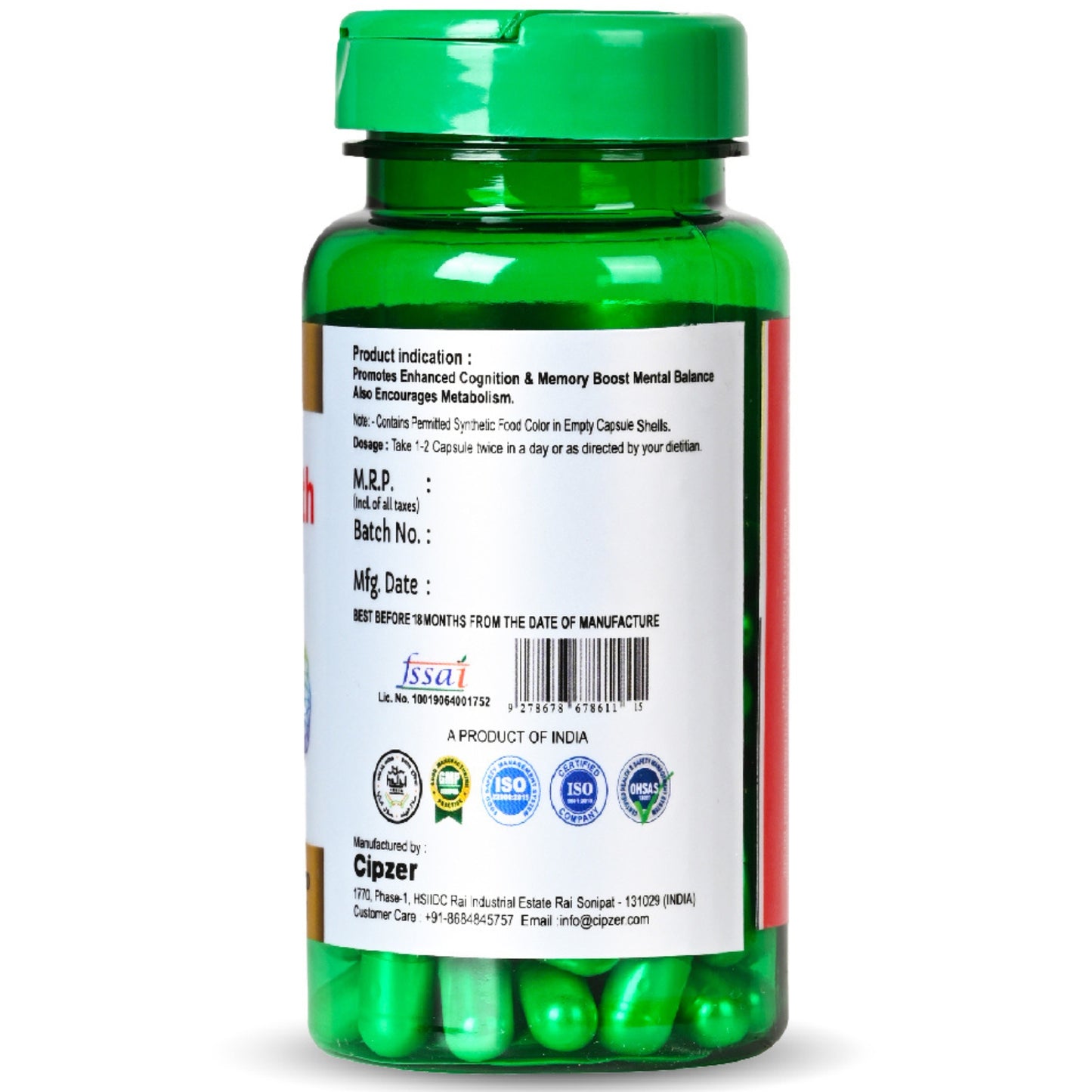 Cipzer Dr. Neuro Health Capsule - 60 Capsules