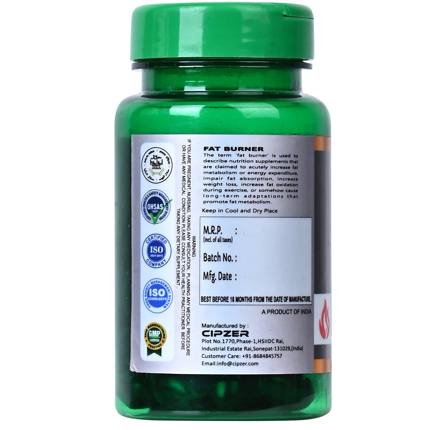 Cipzer Effecto Fat Burner Capsule