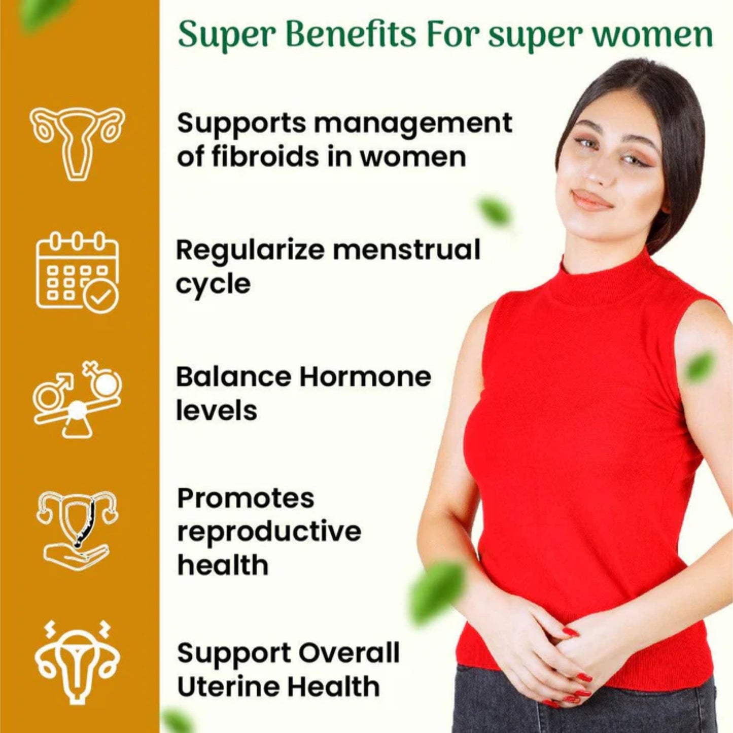 Cipzer Fibroids Vanish 30 Capsules | Natural Herbal Support For Fibroid Relief, Uterine Health & Wellness