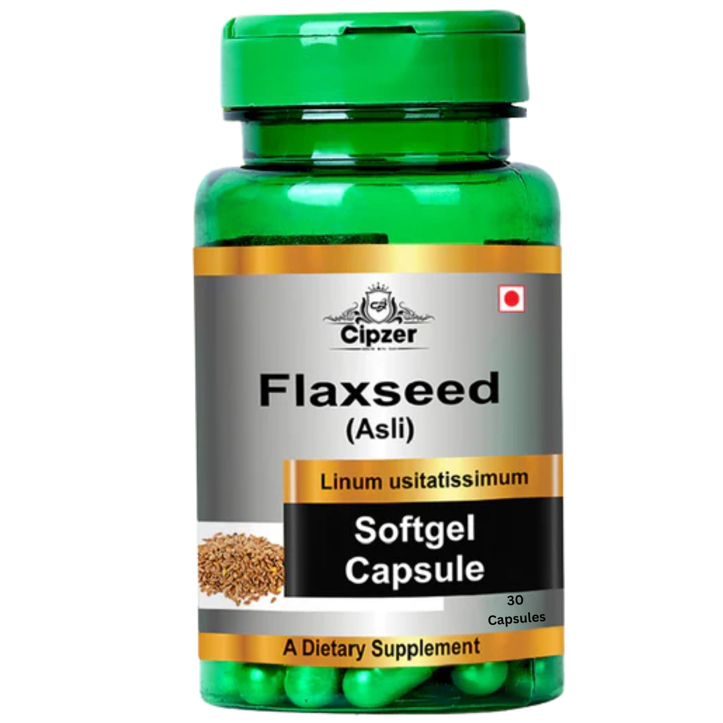 Cipzer Flaxseed Softgel Capsule