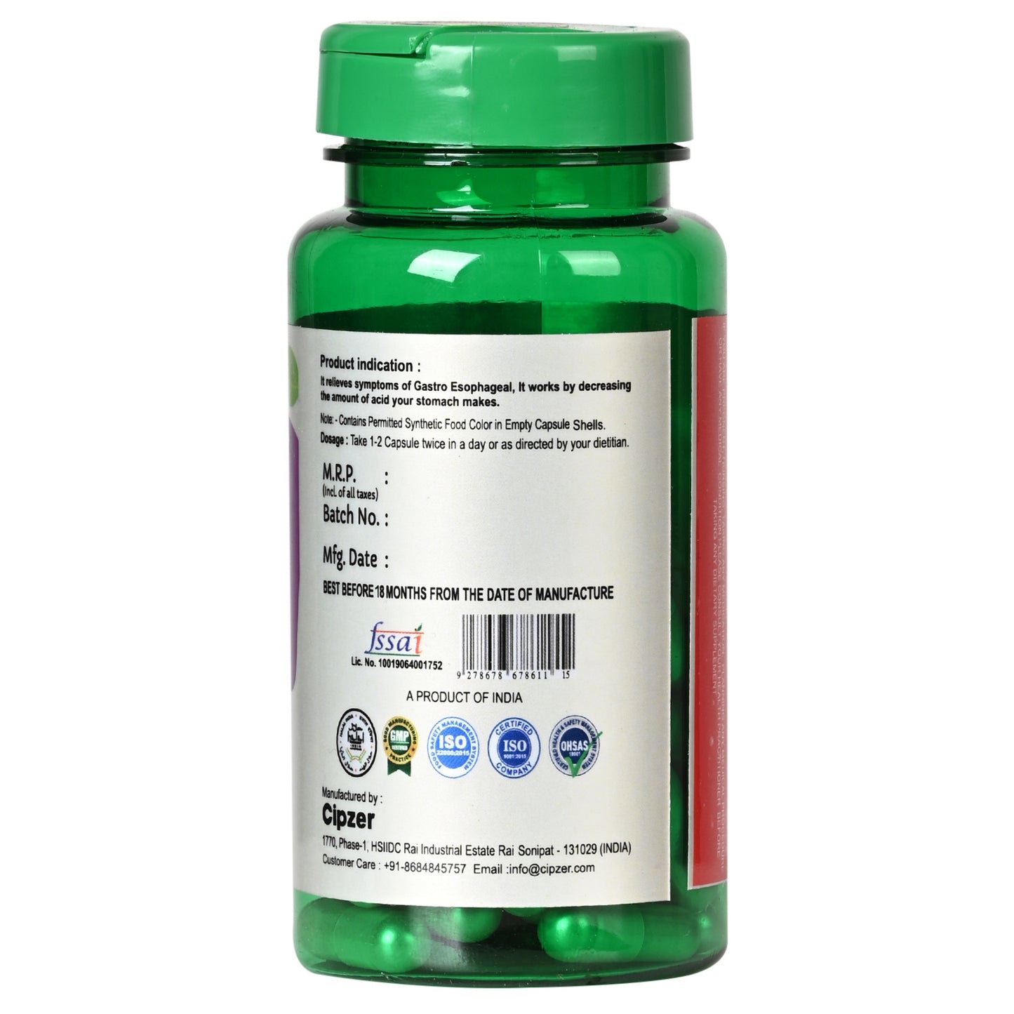 Cipzer Guardian Juice Capsule - 60 Capsules